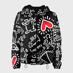 Женская куртка Kit Haring little men