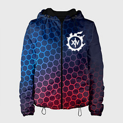 Женская куртка Final Fantasy неоновые соты