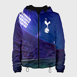 Куртка с капюшоном женская Tottenham ночное поле, цвет: 3D-черный