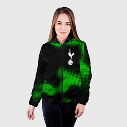 Куртка с капюшоном женская Tottenham sport halftone, цвет: 3D-черный — фото 2
