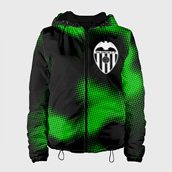 Куртка с капюшоном женская Valencia sport halftone, цвет: 3D-черный