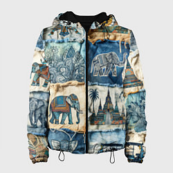 Женская куртка Пэчворк из Тайланда