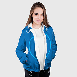 Куртка с капюшоном женская Blue Shift, цвет: 3D-белый — фото 2