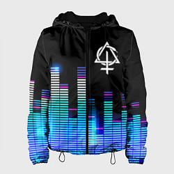 Куртка с капюшоном женская Behemoth эквалайзер, цвет: 3D-черный