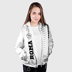 Куртка с капюшоном женская Roma sport на светлом фоне по-вертикали, цвет: 3D-белый — фото 2