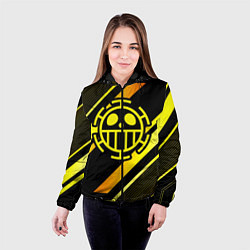 Куртка с капюшоном женская One Piece anime color, цвет: 3D-черный — фото 2