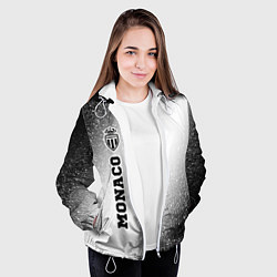 Куртка с капюшоном женская Monaco sport на светлом фоне по-вертикали, цвет: 3D-белый — фото 2