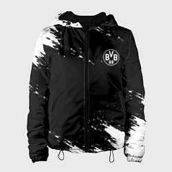 Женская куртка Borussia краски чёрно белый