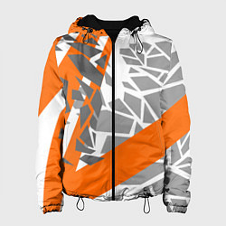 Куртка с капюшоном женская Racing texture, цвет: 3D-черный