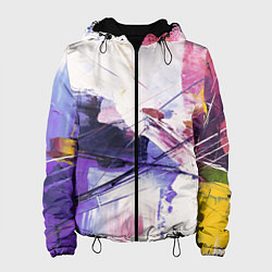 Женская куртка Хаотичные мазки краски