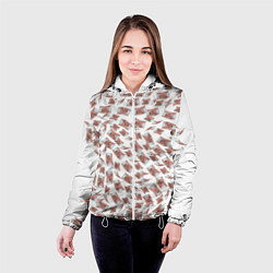 Куртка с капюшоном женская Деньги рубли, цвет: 3D-белый — фото 2