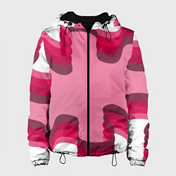 Куртка с капюшоном женская Музыкальная линия, цвет: 3D-черный