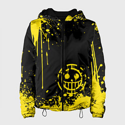 Куртка с капюшоном женская Трафальгар Д Ватер Ло прозвище пират, цвет: 3D-черный