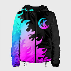 Женская куртка Angels of Death неоновый огонь