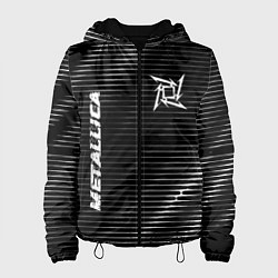 Женская куртка Metallica metal rock lines