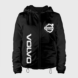 Женская куртка Volvo white logo auto