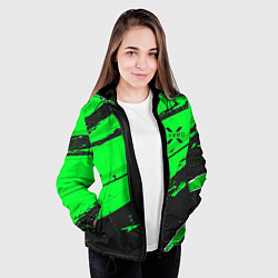 Куртка с капюшоном женская Exeed sport green, цвет: 3D-черный — фото 2