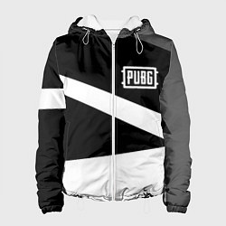 Куртка с капюшоном женская PUBG online geometry, цвет: 3D-белый