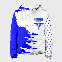 Куртка с капюшоном женская The last of us краски цикады, цвет: 3D-белый