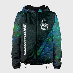 Женская куртка Scorpions glitch blue
