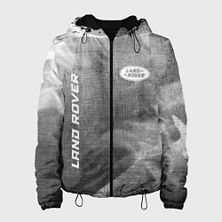 Куртка с капюшоном женская Land Rover - grey gradient вертикально, цвет: 3D-черный