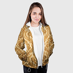Куртка с капюшоном женская Обои, цвет: 3D-белый — фото 2