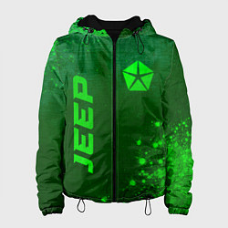 Женская куртка Jeep - green gradient вертикально