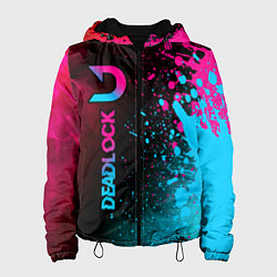 Женская куртка Deadlock - neon gradient по-вертикали