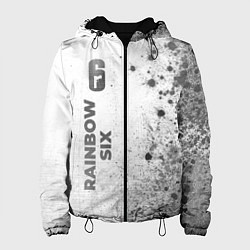 Женская куртка Rainbow Six - white gradient по-вертикали