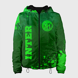 Женская куртка Inter - green gradient вертикально