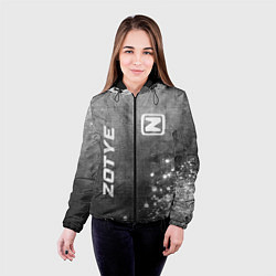 Куртка с капюшоном женская Zotye - grey gradient вертикально, цвет: 3D-черный — фото 2
