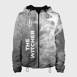 Женская куртка The Witcher - grey gradient по-вертикали