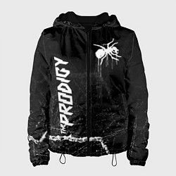 Куртка с капюшоном женская The prodigy - паук, цвет: 3D-черный