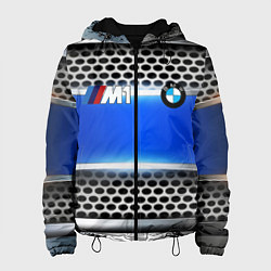 Куртка с капюшоном женская BMW metal machine, цвет: 3D-черный