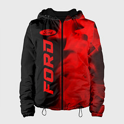 Женская куртка Ford - red gradient по-вертикали
