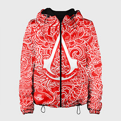 Куртка с капюшоном женская Assassins Creed shadows, цвет: 3D-черный