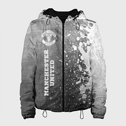 Женская куртка Manchester United - grey gradient по-вертикали