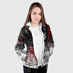 Куртка с капюшоном женская Berserk 1997, цвет: 3D-белый — фото 2