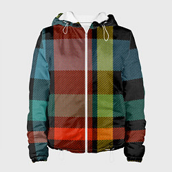 Куртка с капюшоном женская Вечер у камина, цвет: 3D-белый