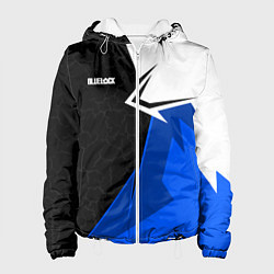 Куртка с капюшоном женская Блюлок - бело-синей спорт, цвет: 3D-белый