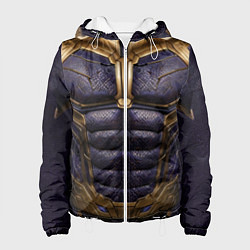 Куртка с капюшоном женская Костюм Таноса из мстителей, цвет: 3D-белый