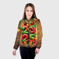 Куртка с капюшоном женская Змеи к нам приходят, цвет: 3D-черный — фото 2