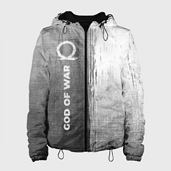 Женская куртка God of War - grey gradient по-вертикали