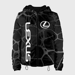 Куртка с капюшоном женская Lexus - монохромный, цвет: 3D-черный
