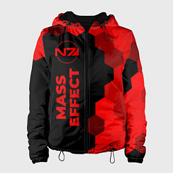 Женская куртка Mass Effect - red gradient по-вертикали