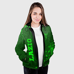 Куртка с капюшоном женская Lazio - green gradient вертикально, цвет: 3D-черный — фото 2
