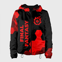 Женская куртка Final Fantasy - red gradient вертикально