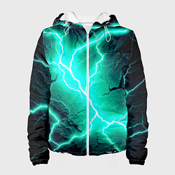Женская куртка Color light blue black