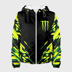Женская куртка Monster energy кислотная геометрия
