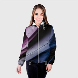 Куртка с капюшоном женская Multicoloured, цвет: 3D-белый — фото 2